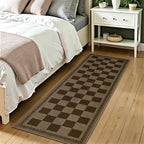 Vasofe 2x6 Jute Checkered Rugs, Outdoor Runner, Runner Rug - Image 4