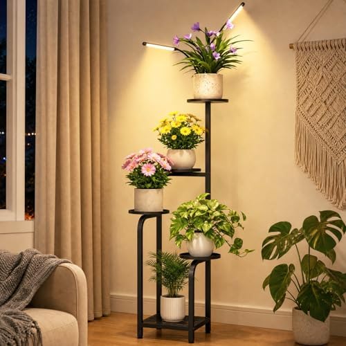 TOSKING Tall 5-Tier Plant Stand Indoor by TOSKINGESSENCE