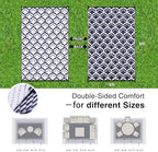 OLANLY Outdoor Rug 6x9 ft Waterproof Reversible Braided Mat - Image 2