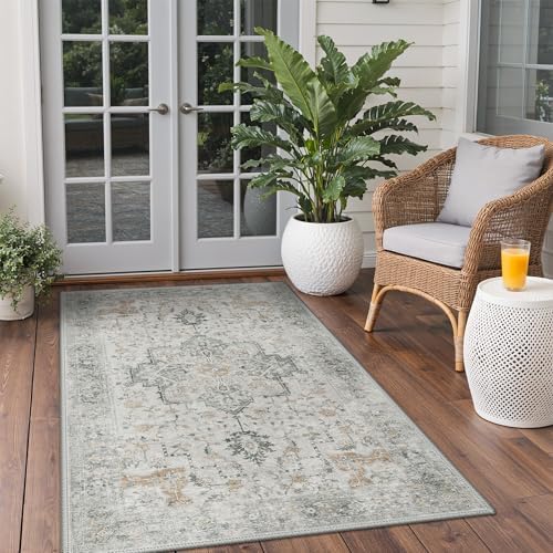 GENIMO Indoor Outdoor Rug, Washable by GENIMO