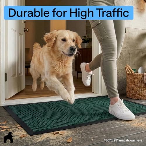 GORILLA GRIP WeatherMAX Door Mat, Indoor Outdoor Use - Image 7