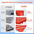 Jocoevol 12-Pcs Interlocking Tile, Indoor/Outdoor Drainage Interlocking Floor - Image 4