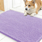 OLANLY Dog Door Mat for Muddy Paws 24x16, Super Absorbent Chenille Mud Mat by OLANLY