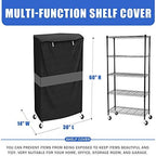 Wire Shelf Cover Waterproof Dustproof Storage Rack Cover - Image 3