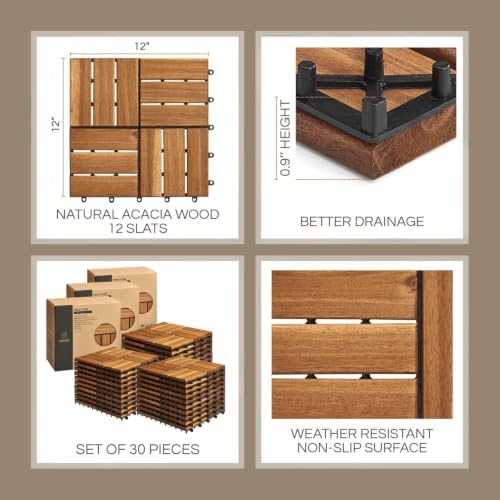 THYOI Premium Deck Tiles, Patio Flooring - Image 3