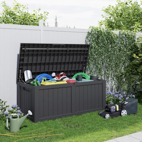 PatioZen 155 Gallon Deck Boxes Waterproof Storage Box - Image 4