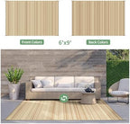 GENIMO Outdoor Rug, Waterproof Plastic Rugs - Image 4