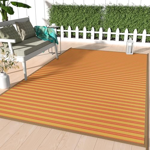 GENIMO Fall Decor Outdoor Rug, Plastic Rugs by GENIMO