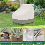 AKEfit Patio Adirondack Chair Covers 2 Pack - Image 4