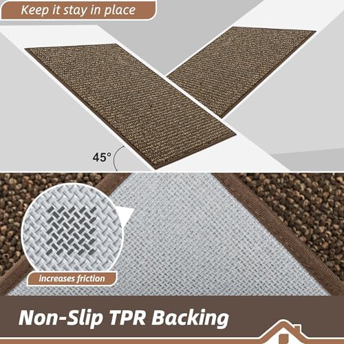 BEQHAUSE Dirt Trapper Door Mat 36" x 60", Non-Slip Washable Doormats - Image 6