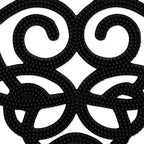 DII Rubber Doormats Collection All Weather, Heart Scroll - Image 5