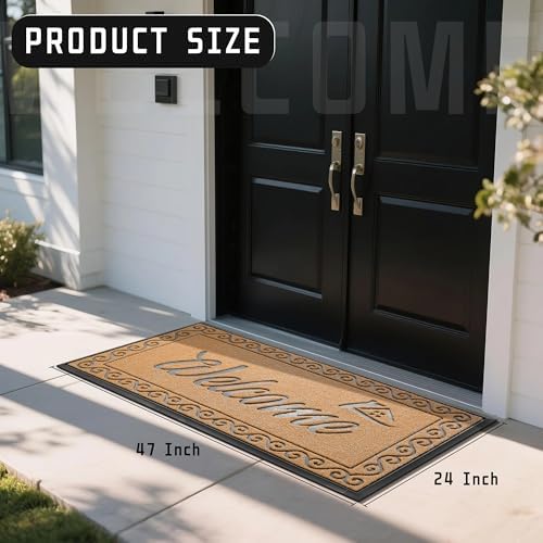 Yimobra Welcome Mat, Heavy Duty Sturdy Door Mats - Image 2