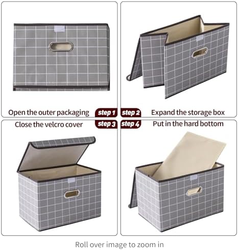 STOREONE Fabric Storage Cube Bins Foldable Organizer Container Collapsible - Image 6
