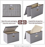 STOREONE Fabric Storage Cube Bins Foldable Organizer Container Collapsible - Image 6