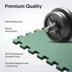12 Pack 48 sqft Home Gym Mat, Puzzle Exercise Mat, EVA Interlocking Foam Floor - Image 3