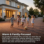 Interlocking Patio Plastic Deck Tiles - Image 7