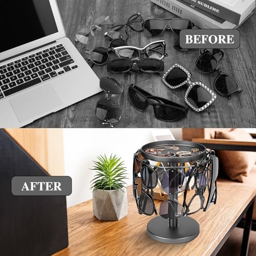 kondyfayo 360 Rotating Sunglass Organizer Glasses Holder - Image 2