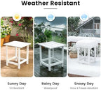 Kromax Outdoor Side Table, Small Outdoor Table - Image 5