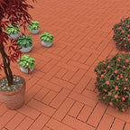 Pure Garden 50-LG1190 Patio and Deck Tiles – Interlocking Criss-Cross Pattern - Image 3