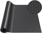 Breling 24 in X 10 ft Rubber Diamond Plate Garage Floor Mat by Breling