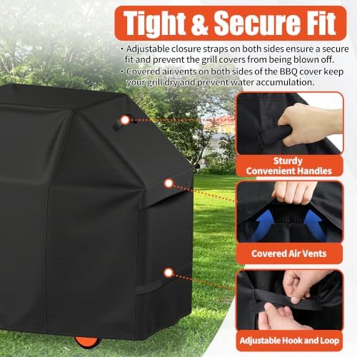 iCOVER Grill Cover 58 inch, BBQ Grill Cover - Image 5