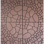 Plastic Interlocking Patio Deck Tiles by Unknown