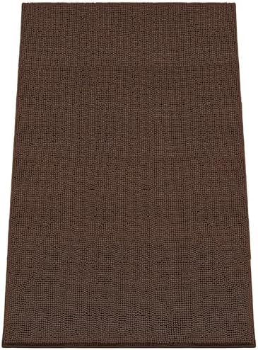 Absorbent Dog Door Mat for Muddy Paws, Trap Dirt Front Door Mat Indoor Entrance by HOMEK