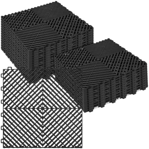 Interlocking Drainage Tiles 12" x 12" Modular Interlocking Cushion by ToLanbbt