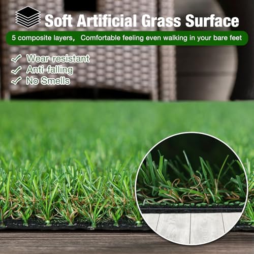 XLX TURF 2FT X 6FT Artificial Turf Runner Rug Indoor Outdoor - Image 4