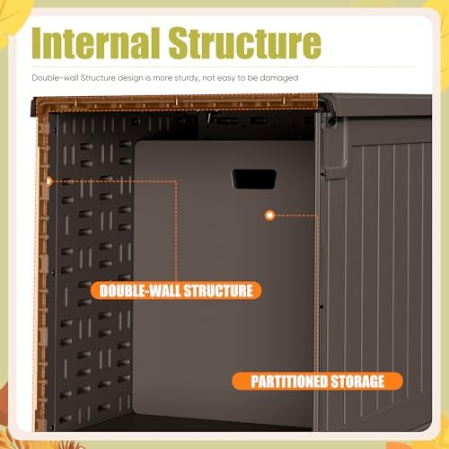 Devoko HDPE 240 Gallon Deck Box Double-Wall - Image 2