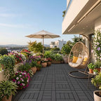 Interlocking Deck Tiles, 44 Pack, Running Bond Pattern Decking Tiles - Image 2