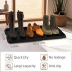 Heavy Duty Boot Trays Natural Rubber Shoe Mat Tray - Image 2