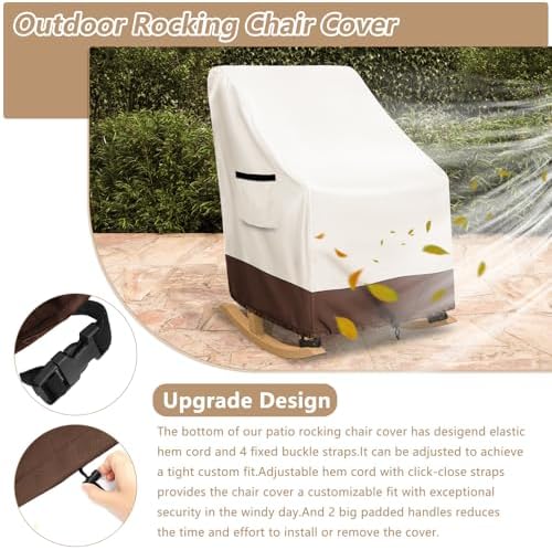 Rocking Chair Cover 600D Heavy Duty Waterproof - Image 7