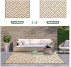 GENIMO Outdoor Rug, Waterproof Plastic Rugs - Image 2