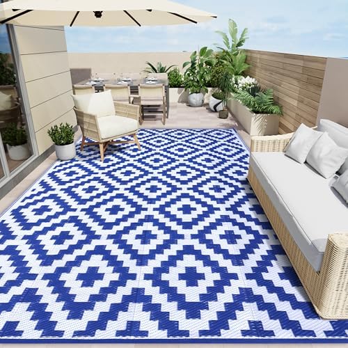OLANLY Outdoor Rug 8x10 ft Waterproof Reversible Mat by OLANLY