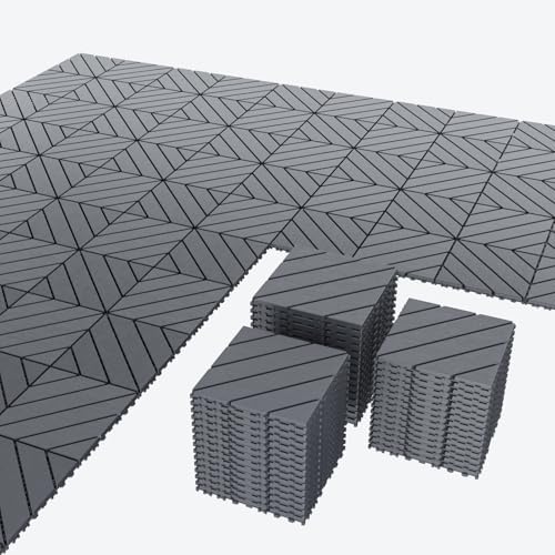 Deck Tiles - Plastic Interlocking Patio Flooring, Waterproof & All Weather by Unknown
