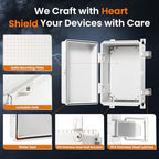 QILIPSU Waterproof Junction Box IP67 Outdoor Plastic Electrical Project - Image 3