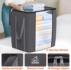 TasticTotes 120L Extra Large Blanket Clothes Storage Bags, 2 Pack - Image 4