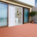 Pure Garden 50-LG1190 Patio and Deck Tiles – Interlocking Criss-Cross Pattern - Image 2