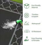 GENIMO Outdoor Rug, Waterproof Plastic Rugs 10'x14' - Image 6