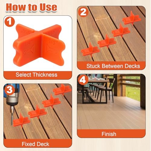 4 Pcs ABS Deck Spacer Tool - Image 5