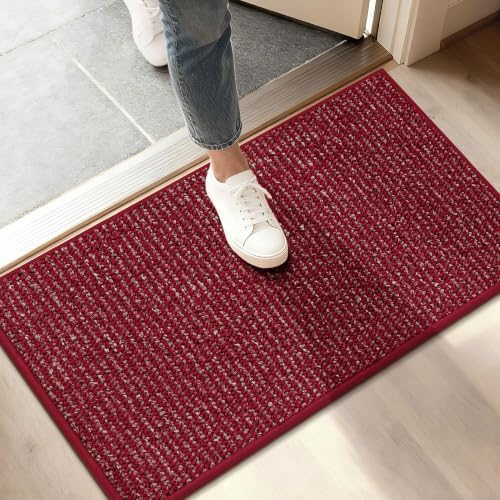 BEQHAUSE Dirt Trapper Door Mat 17" x 30", Non-Slip Doormats by BEQHAUSE