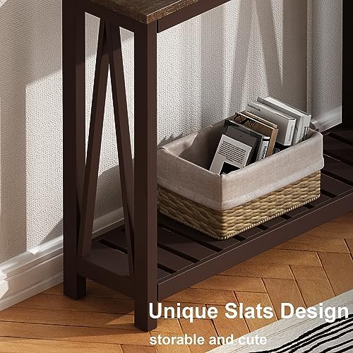 ChooChoo Farmhouse Console Table, Narrow Sofa Table - Image 5