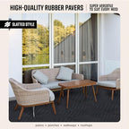 Playsafer Slatted Rubber Interlocking Tile - Image 2