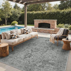 GENIMO Indoor Outdoor Rug, Washable by GENIMO