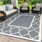 GENIMO Outdoor Rug, Waterproof Plastic Rugs by GENIMO