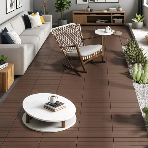 Ball & Cast Plastic Interlocking Deck Tiles, 24 Pack Interlocking Deck Tiles - Image 6