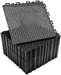 16 PCS Modular Interlocking Cushion Drainage Floor Tiles 10" x10 by %EF%BC%A4%EF%BD%8F%EF%BD%92%EF%BD%83%EF%BD%99