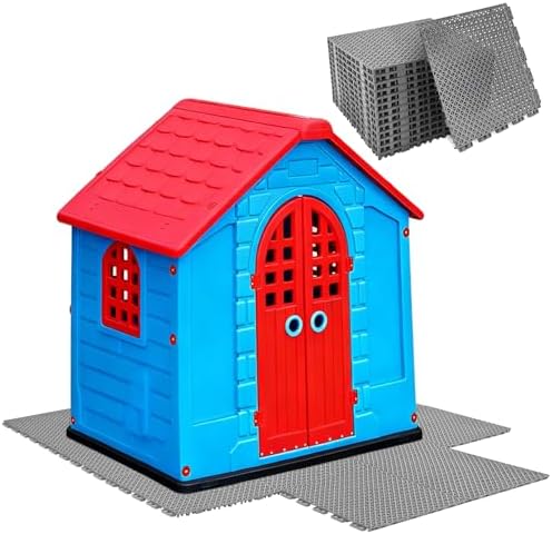 Wibeelee 14 PCS Interlocking Outdoor Playhouse Mats 36 X 48 Inches Waterproof by Unknown