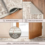 Boho Beige Rug for Living Room - Image 5